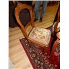 Image 2 : MID 1800'S DINING TABLE & 6 CHAIRS - CARVED LEGS