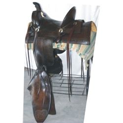 Visalia saddle #9548 w/marked taps