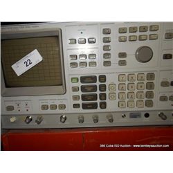 HP 3585A SPECTRUM ANALYZER (print sequence:) 29401
