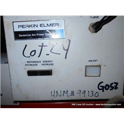 PERKIN ELMER DEUTERIUM ARC POWER SUPPLY (print sequence:) 29267