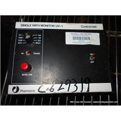 PHARMACIA SINGLE PATH MONITOR UV 1 (print sequence:) 29319
