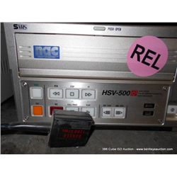 NAC HSV 500 HIGH SPEED COLOR COMPACT CASSETTE VIDE (print sequence:) 54285