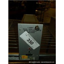 LAMPF DUAL HIGH GAIN WIRE SCANNER AMP PLUG IN