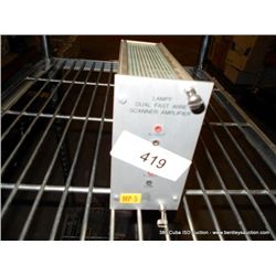 LAMPF DUAL FAST WIRE SCANNER AMPLIFIER PLUG IN