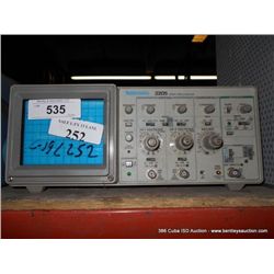 TEKTRONIX 2205 OSCILLOSCOPE L252 (print sequence:) 29402