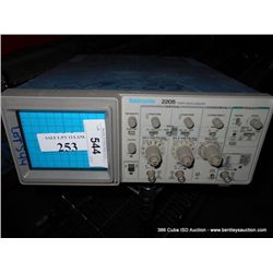 TEKTRONIX 2205 OSCILLOSCOPE L253 (print sequence:) 29267