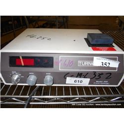 TURNER 450 FLUORMETER (print sequence:) L-352