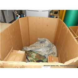 GAYLORD: MILITARY VESTS (CONTENTS ONLY ~ GAYLORD $25)