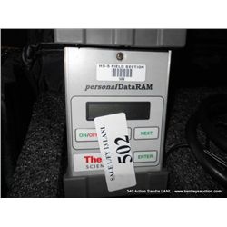 THERMO-PDR-1000AN PERMISSIBLE REAL TIME DUST MONITOR (print sequence:) L-502