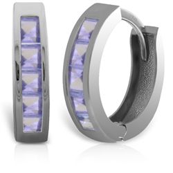 14k Solid Gold 0.95ct Tanzanite Earrings