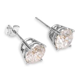 0.70 CT. H-I SI2 Genuine Diamond 14k Gold Stud Earrings