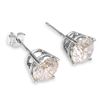 Image 1 : 0.70 CT. H-I SI2 Genuine Diamond 14k Gold Stud Earrings