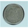 Image 1 : 1876-CC SEATED DIME F/VF