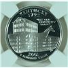 Image 2 : 4-2001-S SILVER STATEHOOD QUARTERS (VT,NC,NY,KY) NGC PF 69 UC