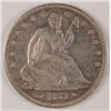 Image 1 : 1873-CC SEATED HALF DOLLAR VF
