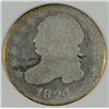Image 1 : 1824 4 OVER 2 BUST DIME AG/GOOD