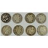 Image 1 : 8 BARBER DIMES (92,93,96,00-O,02-S,03-O,04,06) AG-FINE
