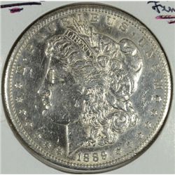 1889-S MORGAN DOLLAR VF