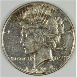 1934 PEACE DOLLAR AU