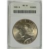 Image 1 : 1935 PEACE DOLLAR ANACS MS64