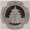 Image 3 : 2011 1 OZT .999 FS CHINA PANDA NGC MS66