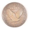 Image 2 : 1918/7-S STANDING LIBERTY QUARTER, CHOICE XF/AU, VERY CLEAR OVER-DATE, RARE KEY!