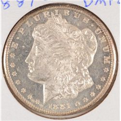 1881-CC MORGAN SILVER DOLLAR, MS-62 DMPL WHITE