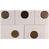 Image 2 : 5-1857 FLYING EAGLE CENTS "GRADING SET" (FAIR, AG,GOOD,VG,FINE)