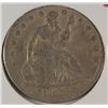 Image 1 : 1853 SEATED HALF DOLLAR F/VF