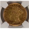 Image 2 : 1854-O $3.00 GOLD NGC AU DETAILS