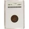 Image 1 : 1869 INDIAN HEAD CENT ANACS FINE 12