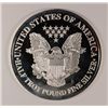 Image 4 : HALF TROY POUND, ( 6 TROY OUNCES  )  ,999 SILVER REPLICA AMERICAN SILVER EAGLE