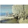 Image 2 : Unknown Artist Victorian, Winter Scene Painting