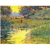 Image 2 : Tom Perkinson, Oil/canvas "Sunset Reflection"