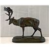 Image 1 : Antoine Louis Barye, Bronze Daim, Gold F.B. Stamp