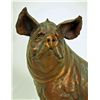 Image 2 : Sandy Scott, "Eat More Beef" Bronze Hog Sculpture
