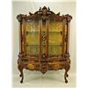 Image 1 : French Rococo Style Vitrine with Curved Glass
