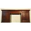 Image 8 : Carved English Oak Office Desk with Burl Columns