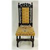 Image 2 : Pair of Jacobean Style English Oak Side Chairs
