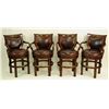 Image 1 : Set of Four Paddington Swivel Counter Arm Stools