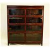 Image 1 : Four Stack Oak Barrister`s Bookcase 50" Wide
