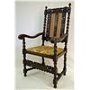 Image 2 : Pair of 19th Century English Oak Armchairs