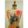 Image 2 : Victorian Dress Form Decorated with Rose Collage
