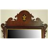 Image 2 : Chippendale Mirror, Mahogany with Feather Inlay