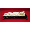 Image 1 : Chinese Ivory Doctor`s Lady On Mat and Bed 1920's