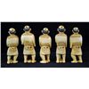 Image 2 : Five Ivory Netsuke Figures "Man with Gifts"