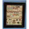 Image 1 : Bertha Springs Framed Needlework Sampler 1881