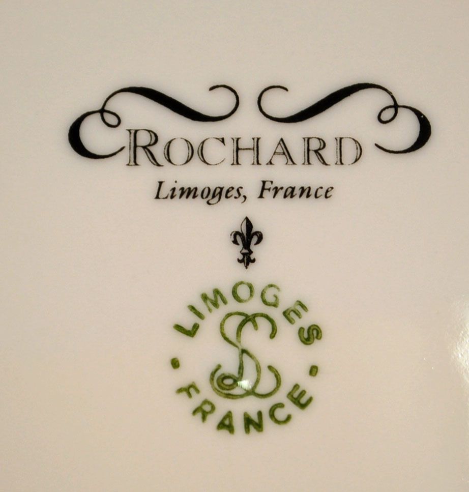 10 Rochard Limoges, Still Life Salad Plates