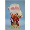 Image 2 : Porcelain Nautilus Shell Posy Vase w/ Coral Base
