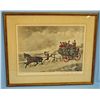 Image 1 : Stage Coach print of the Royal Mail Coach C. 1910